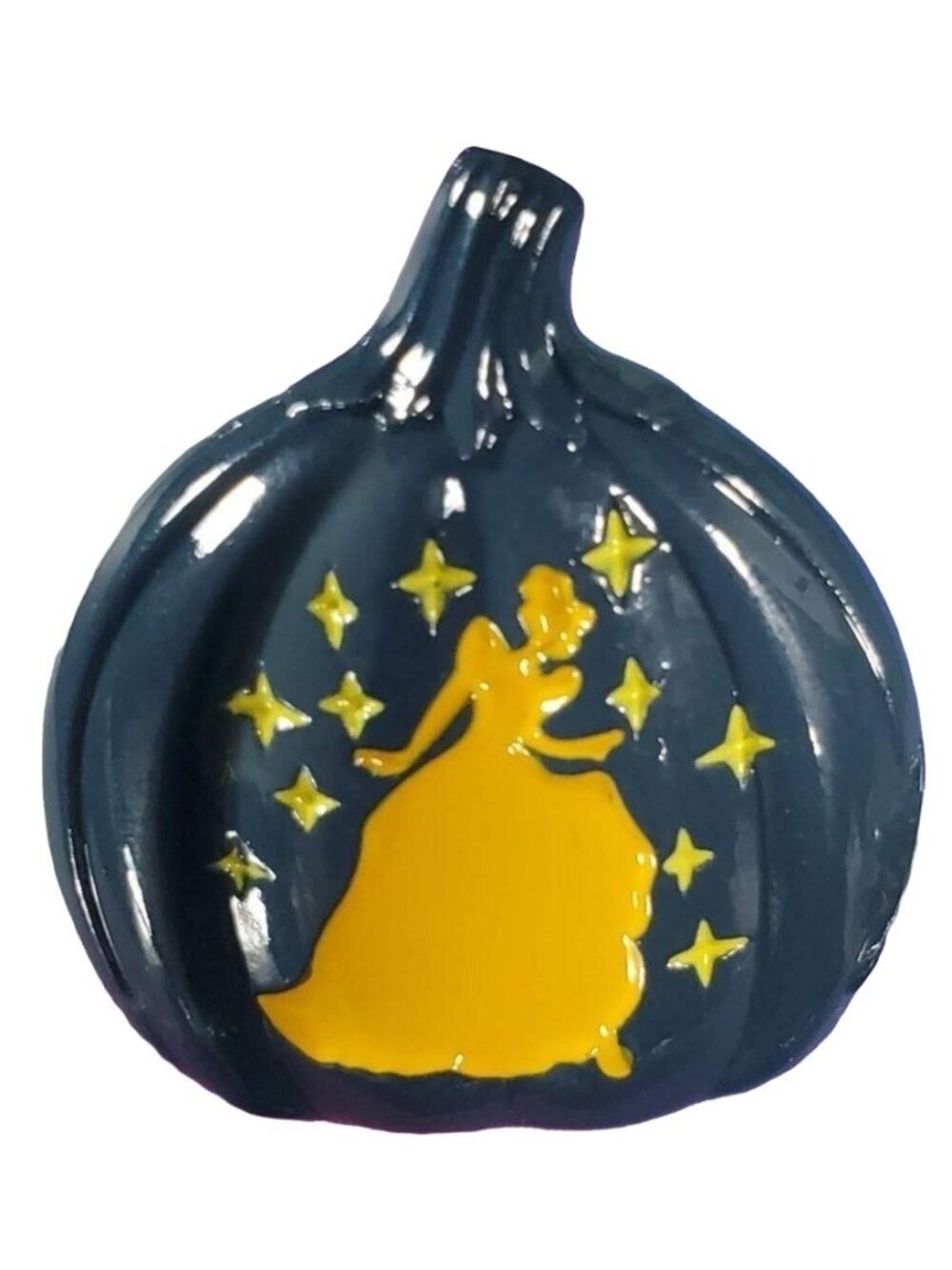 Cinderella Pumpkin Lapel Pin Princess Gown Brooch Badge Accessories Jewelry Gift
